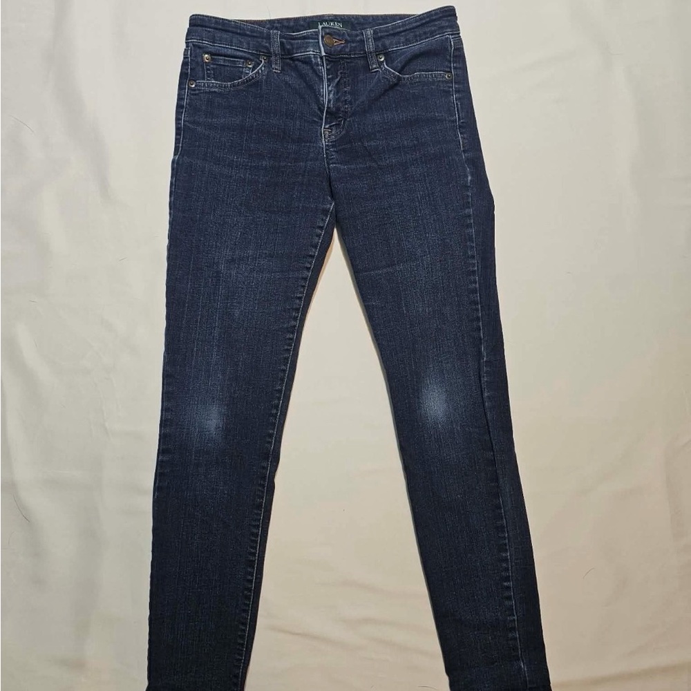 Ralph‎ Lauren Classic Stretch Skinny Jeans Designer Denim